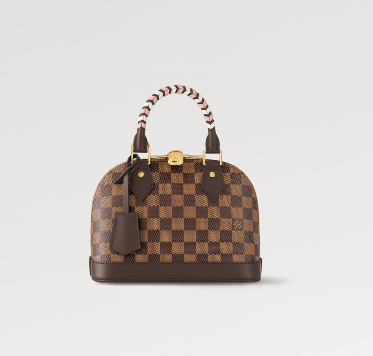 Mila's Edit Damier Ebene Braided Alma BB