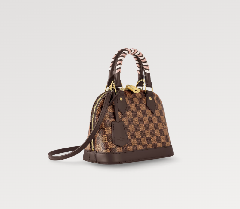 Mila's Edit Damier Ebene Braided Alma BB
