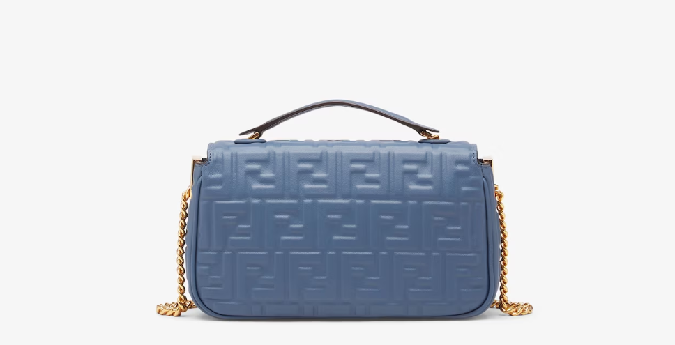 Fendi Baguette Chain Midi Nappa leather Bag