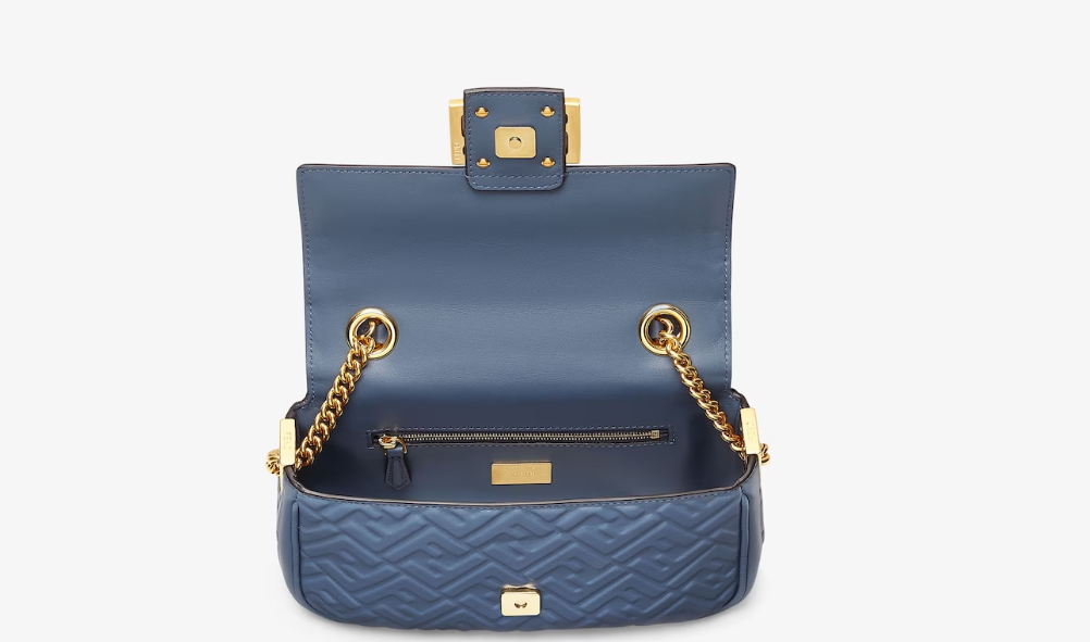 Fendi Baguette Chain Midi Nappa leather Bag