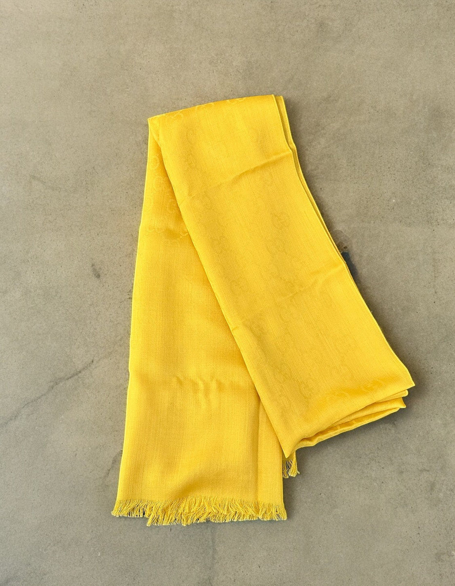 BRAND NEW Gucci Yellow Scarf