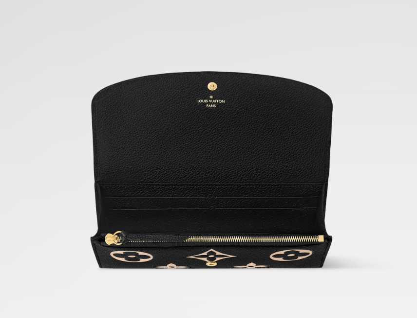 Mila's Edit EMILIE WALLET Black/Beige