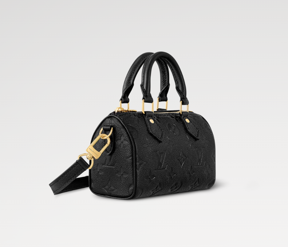 Mila's Edit Nano Speedy Monogram Black