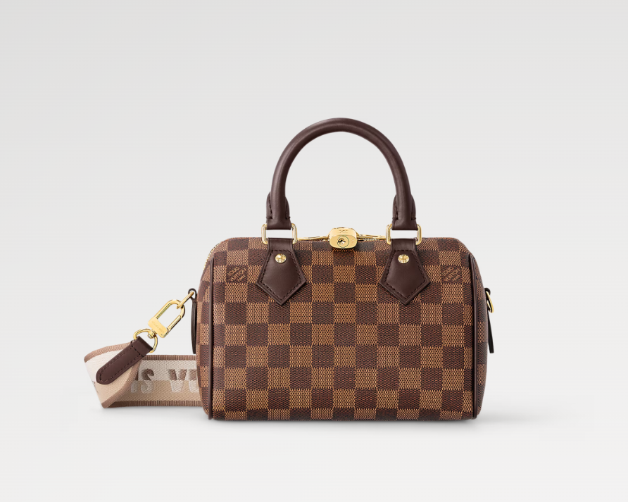 Mila's Edit Speedy Bandouliere 20 Damier Ebene