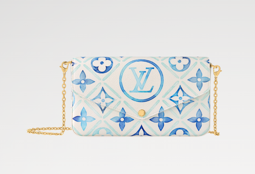 Mila's Edit Félicie Pochette Lagoon Blue