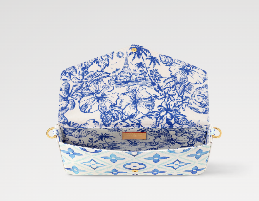 Mila's Edit Félicie Pochette Lagoon Blue