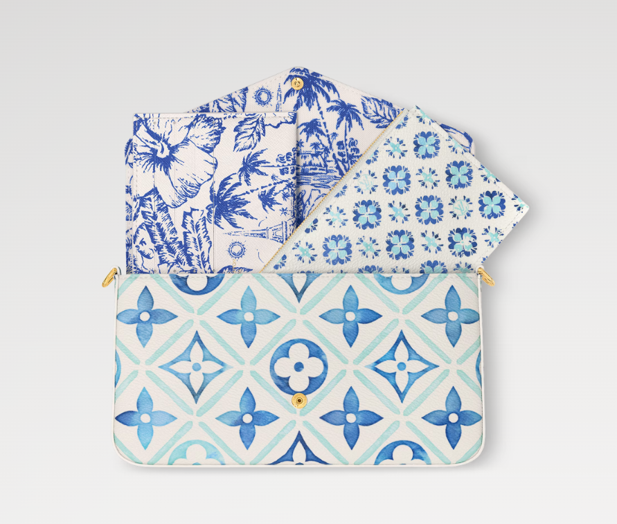 Mila's Edit Félicie Pochette Lagoon Blue