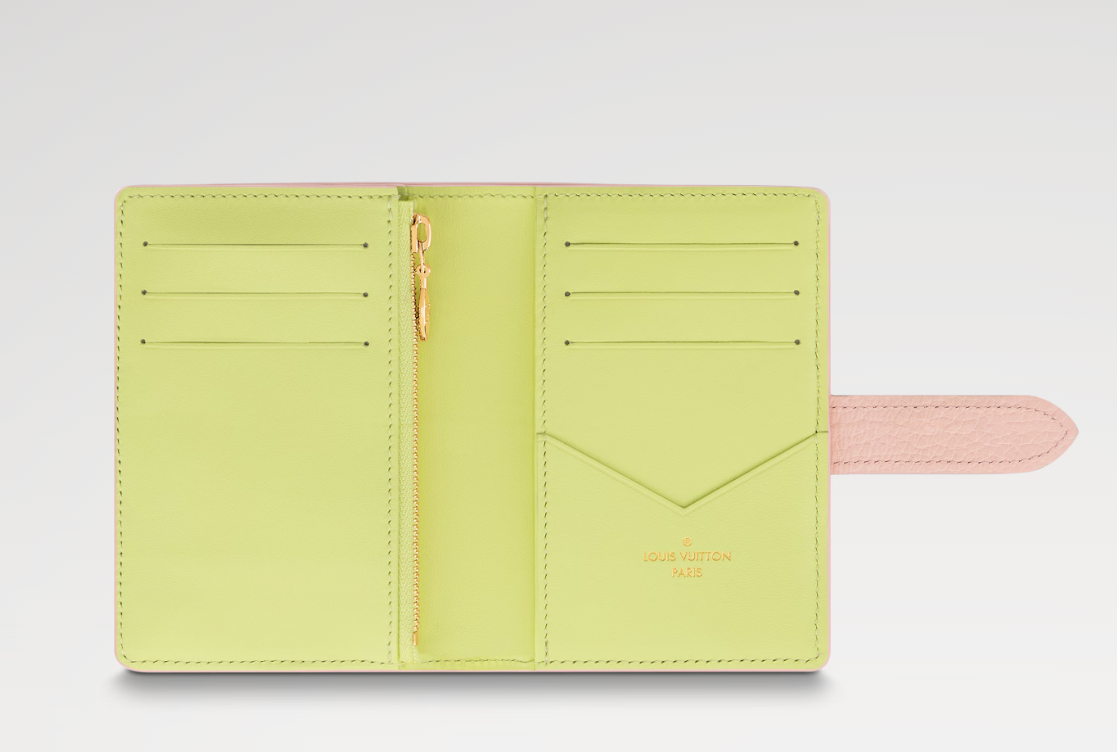 Mila's Edit Vertical Compact Wallet Rose Jasmin