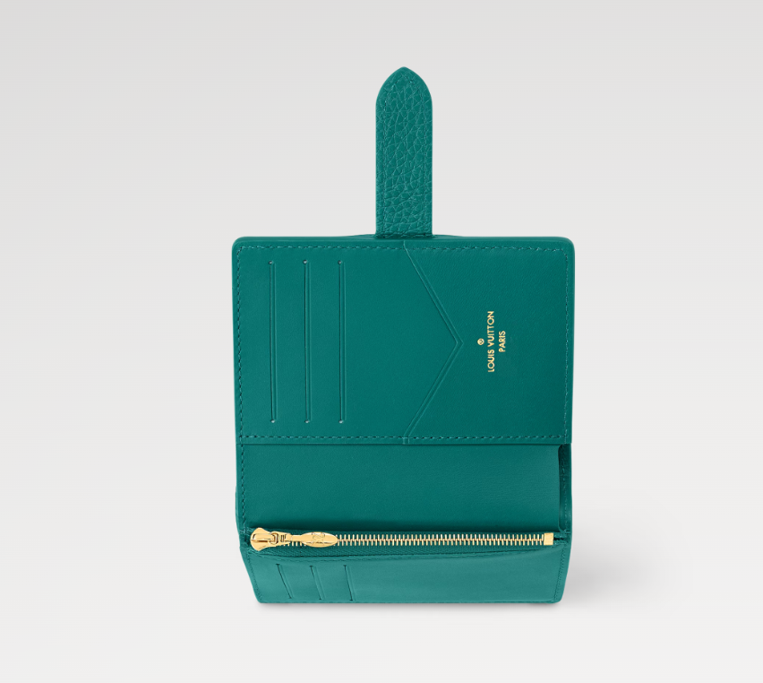 Mila's Edit Vertical Compact Wallet Emeraude