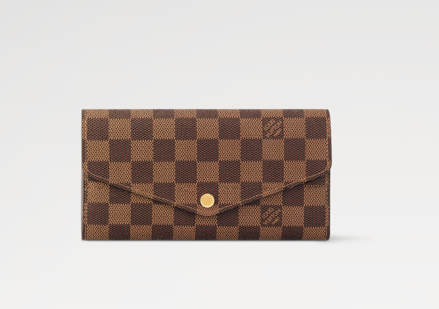 Mila's Edit SARAH WALLET Damier Ebene Pink