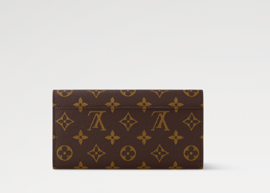 Mila's Edit SARAH WALLET Monogram Olympe Blue