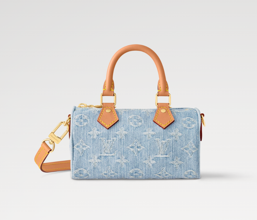 Mila's Edit Speedy Nano Other Monogram Sky Blue