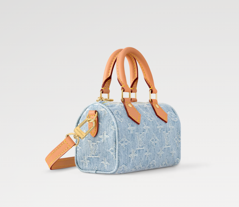 Mila's Edit Speedy Nano Other Monogram Sky Blue