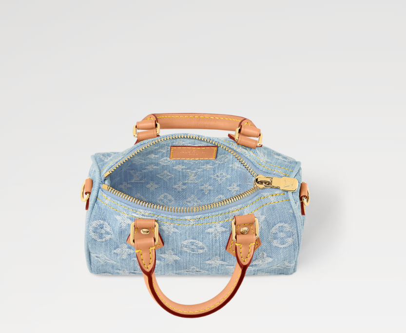 Mila's Edit Speedy Nano Other Monogram Sky Blue