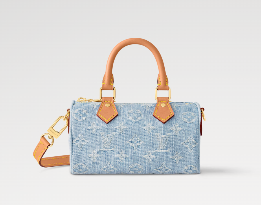 Mila's Edit Speedy Nano Other Monogram Sky Blue