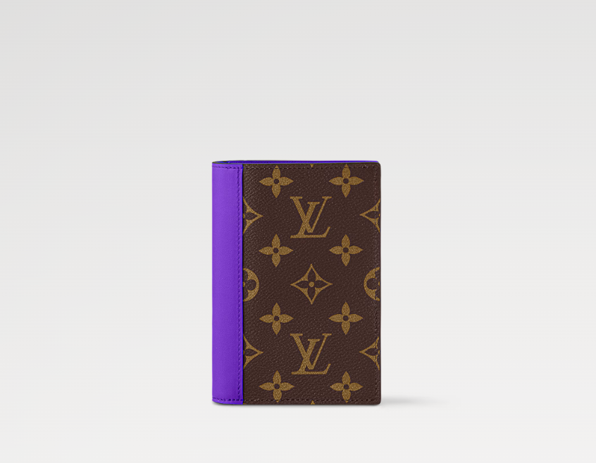 Mila's Edit PASSPORT COVER Monogram Macassar Coated Canvas