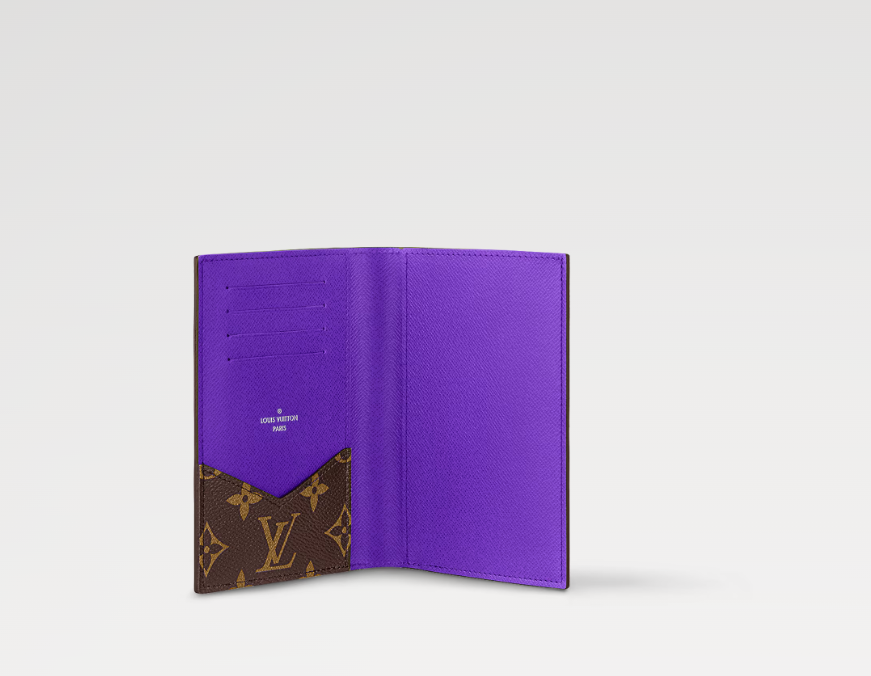 Mila's Edit PASSPORT COVER Monogram Macassar Coated Canvas