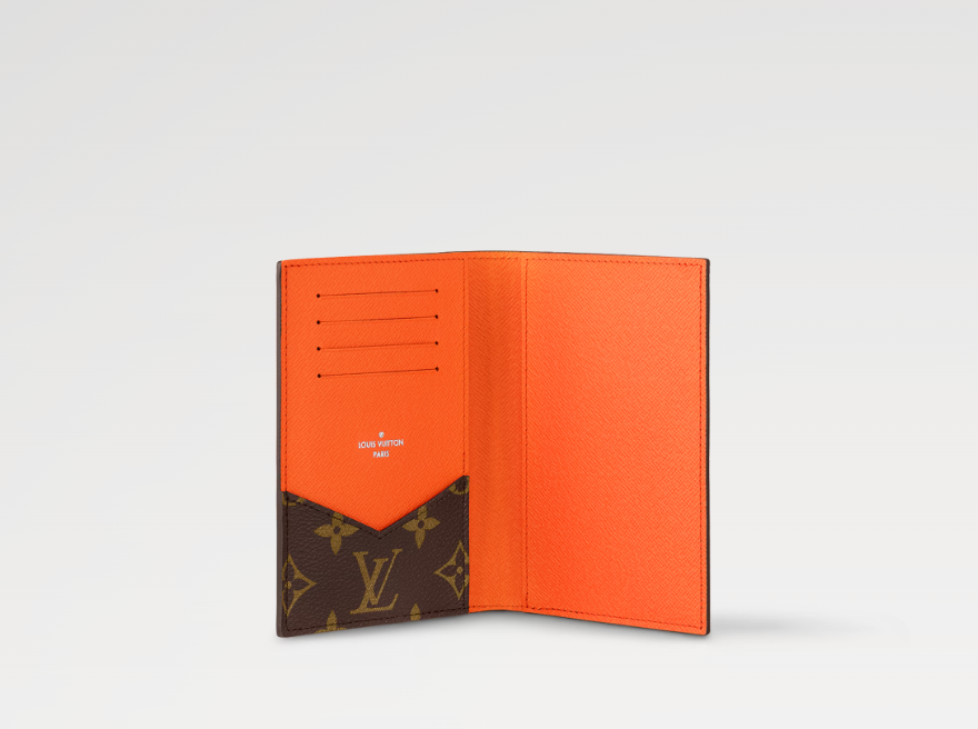 Mila's Edit PASSPORT COVER Monogram Macassar Coated Canvas