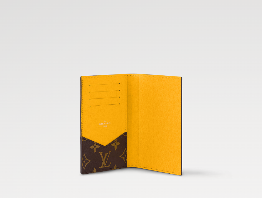 Mila's Edit PASSPORT COVER Monogram Macassar Coated Canvas