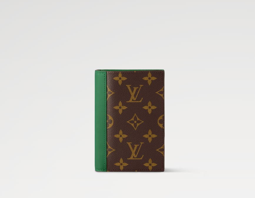 Mila's Edit PASSPORT COVER Monogram Macassar Coated Canvas