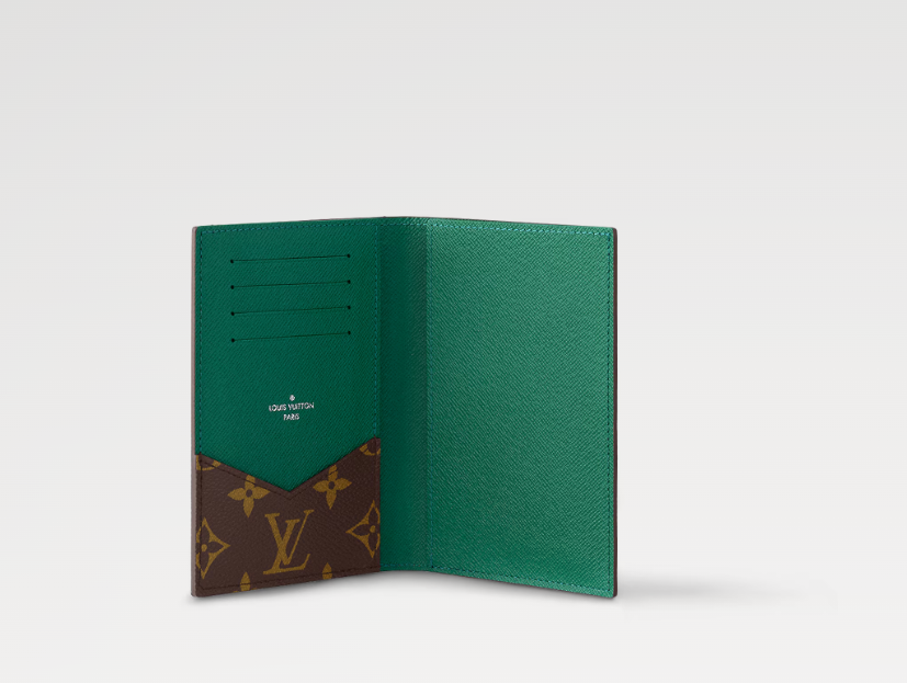 Mila's Edit PASSPORT COVER Monogram Macassar Coated Canvas