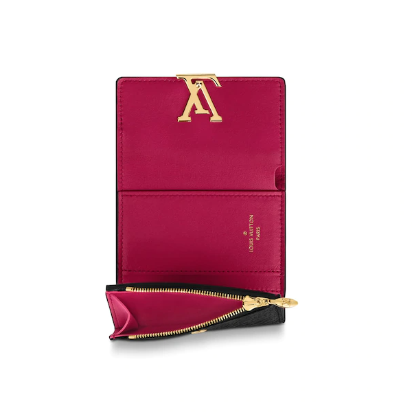 LV Capucines Compact Wallet Noir