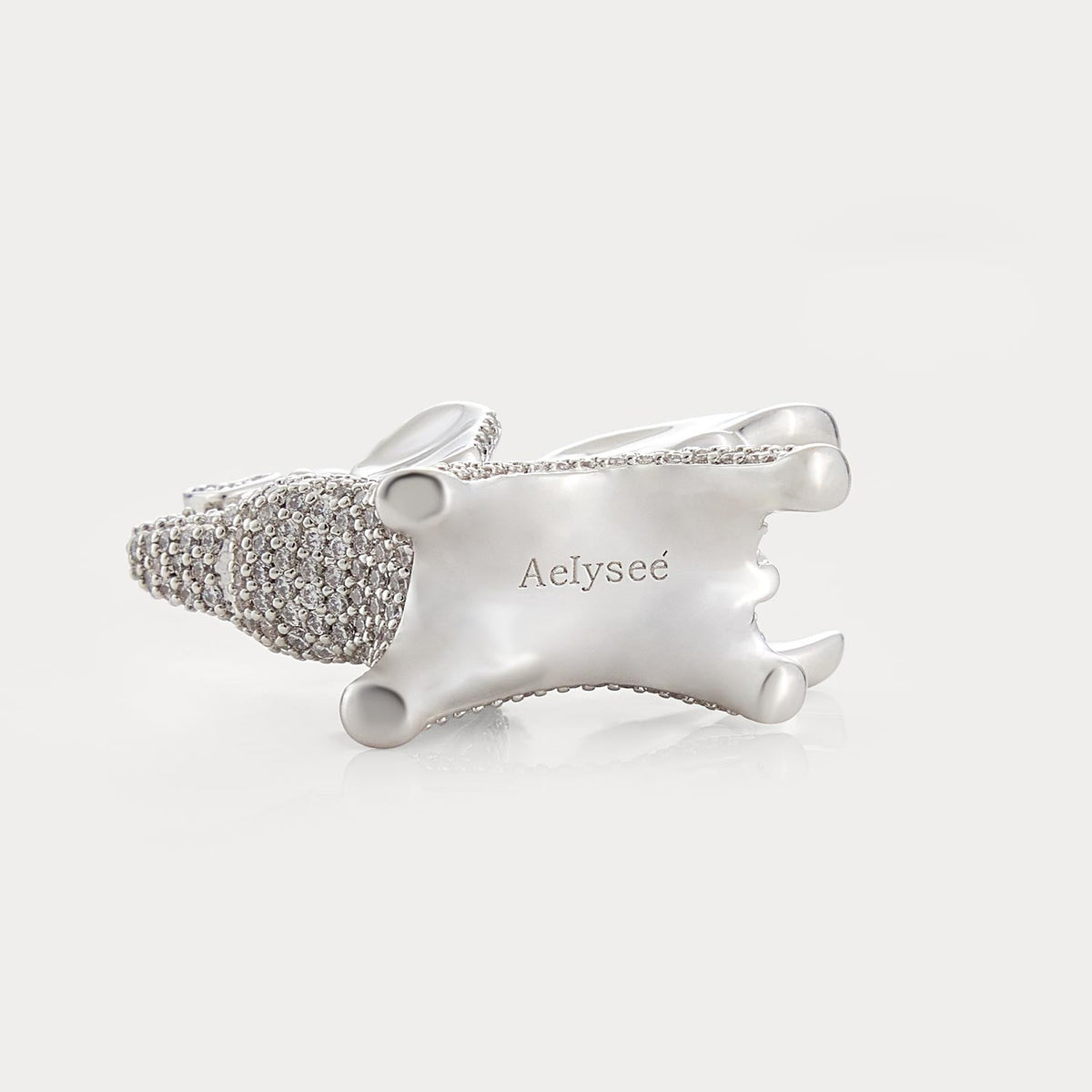 Sparkle Silver—Soar Elephant Bag Charm