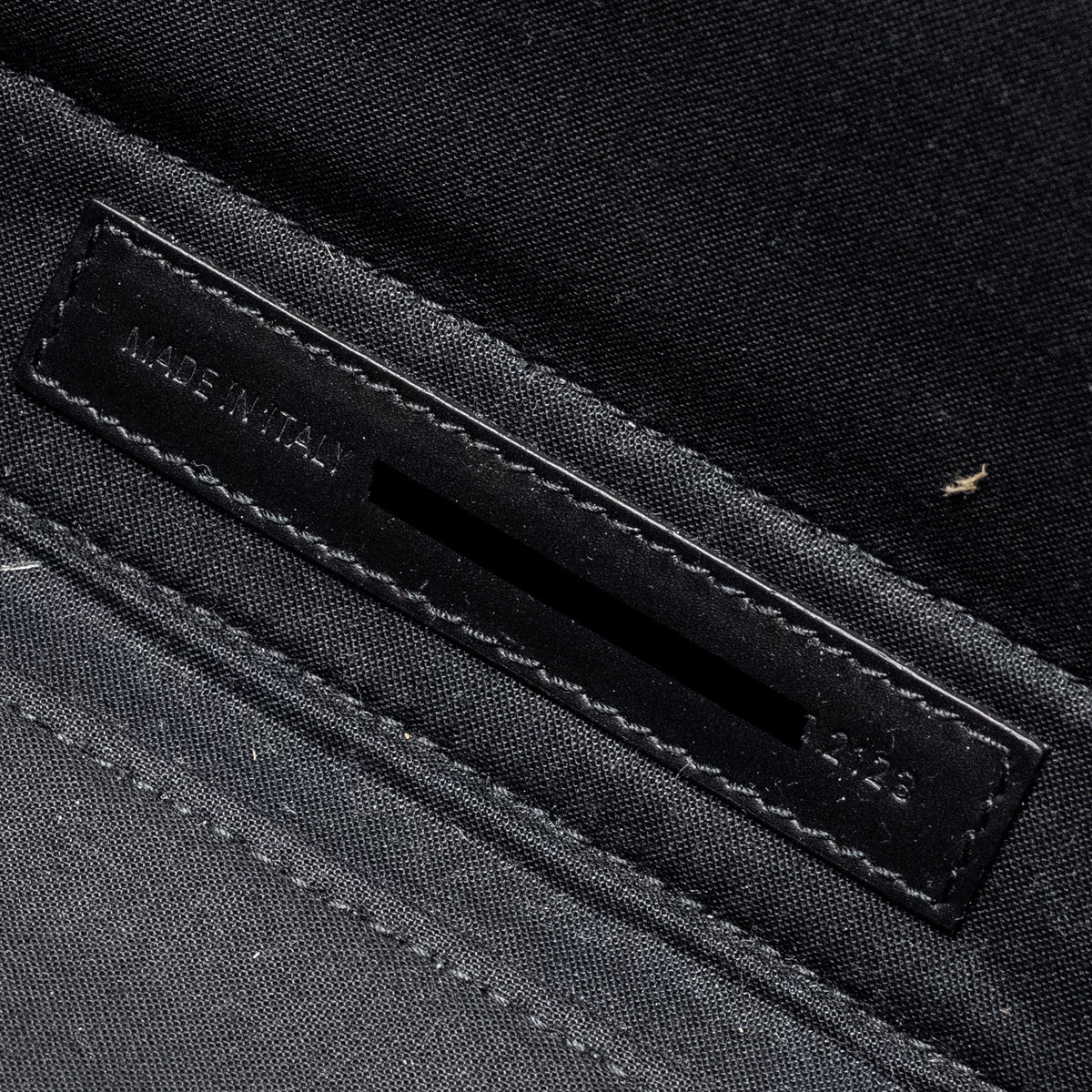balenciaga Cabas Logo Tote Bag Canvas/ Calfskin Black SHW