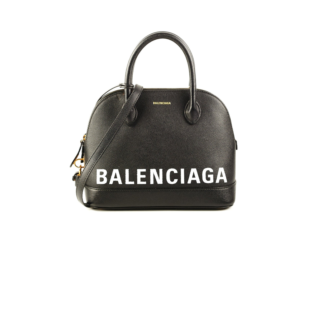 balenciaga Small Ville Top Handle Bag Black