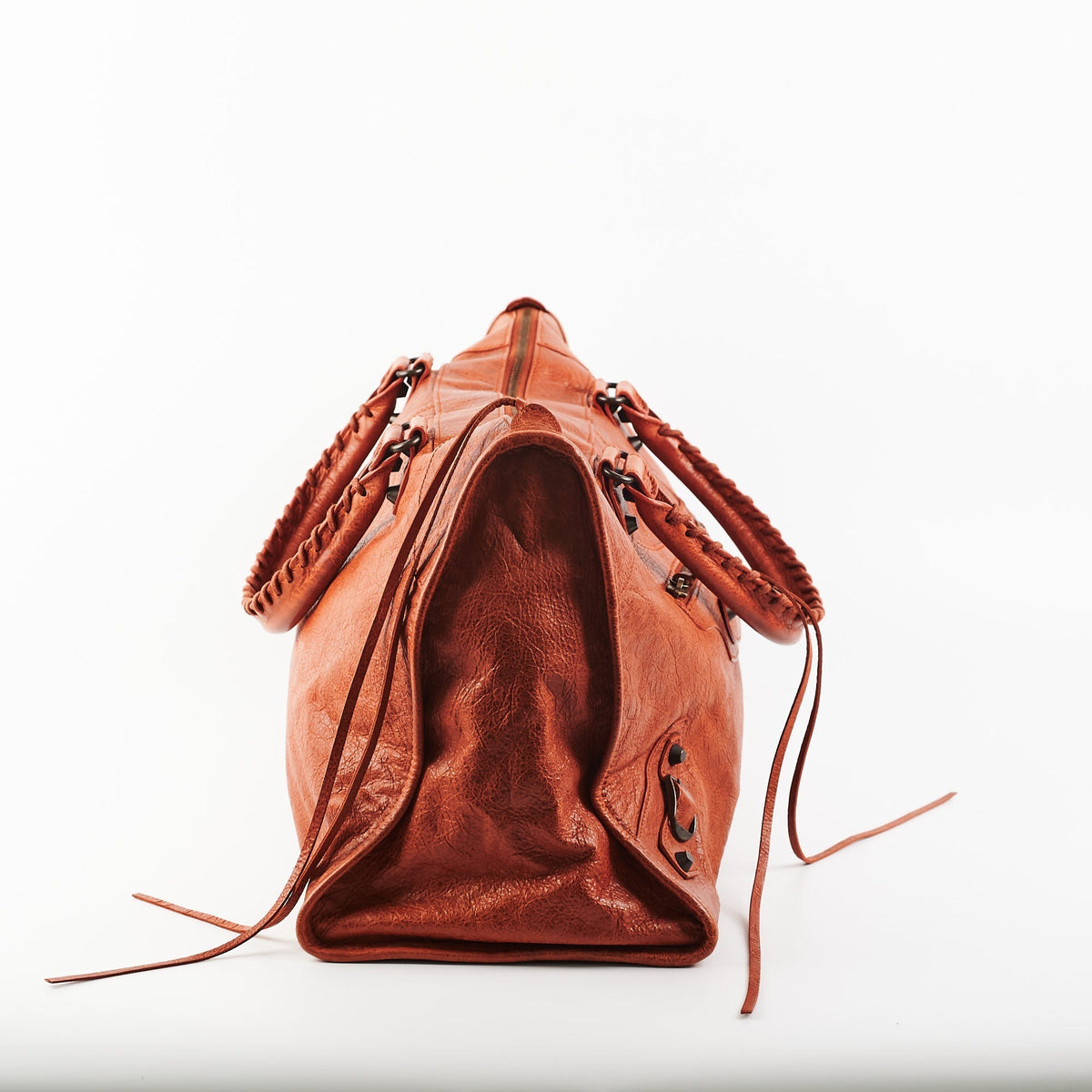 balenciaga Large City Brown Bag