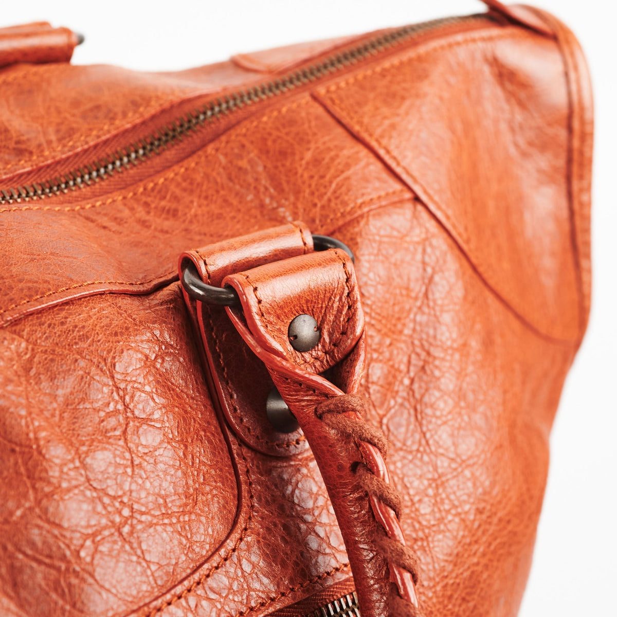 balenciaga Large City Brown Bag