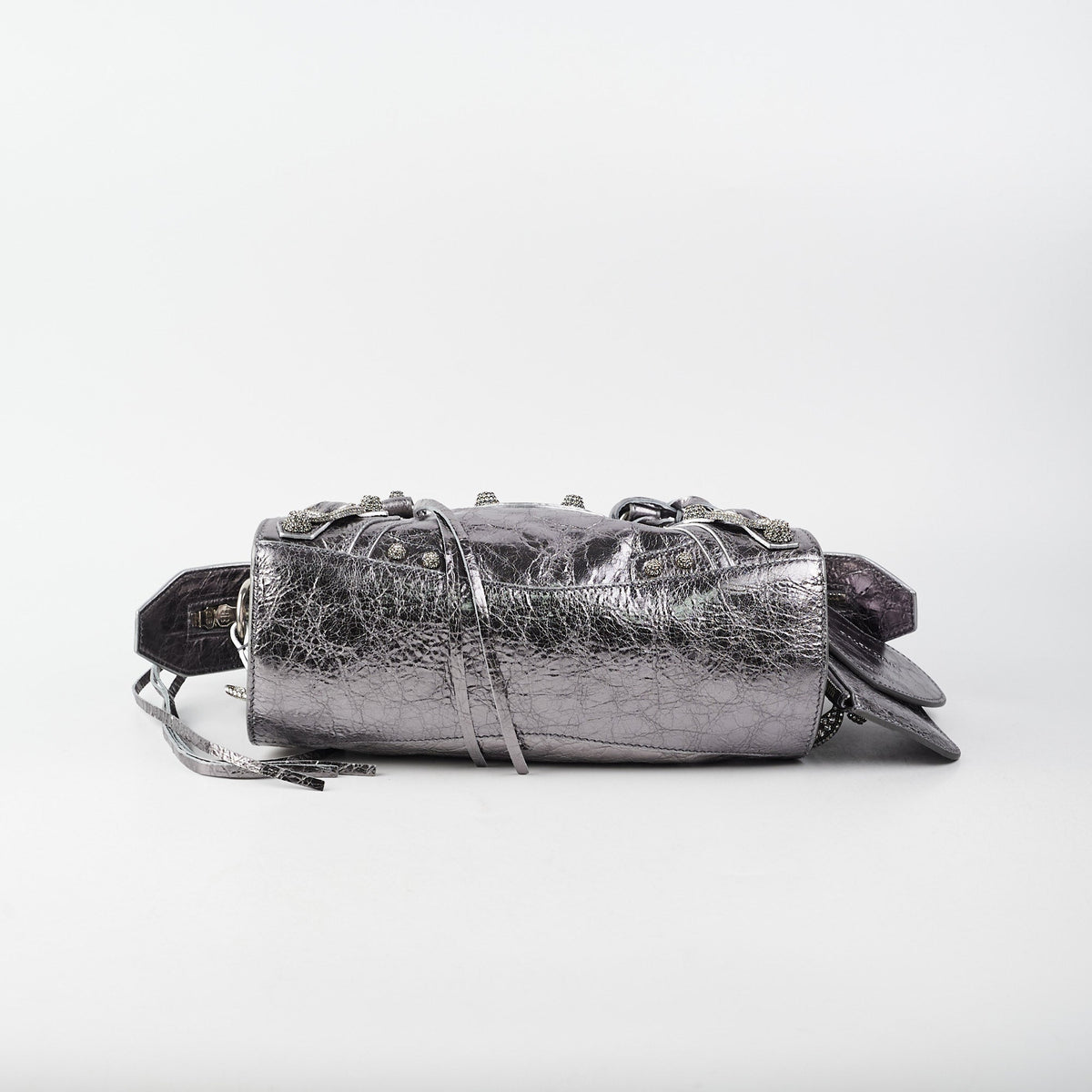 balenciaga Neo Cagole XS Bag Silver