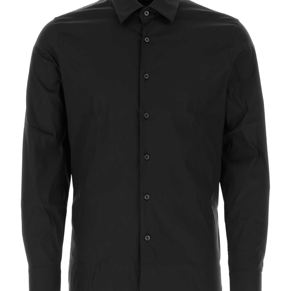 PRADA Classic Stretch Poplin Shirt for Men