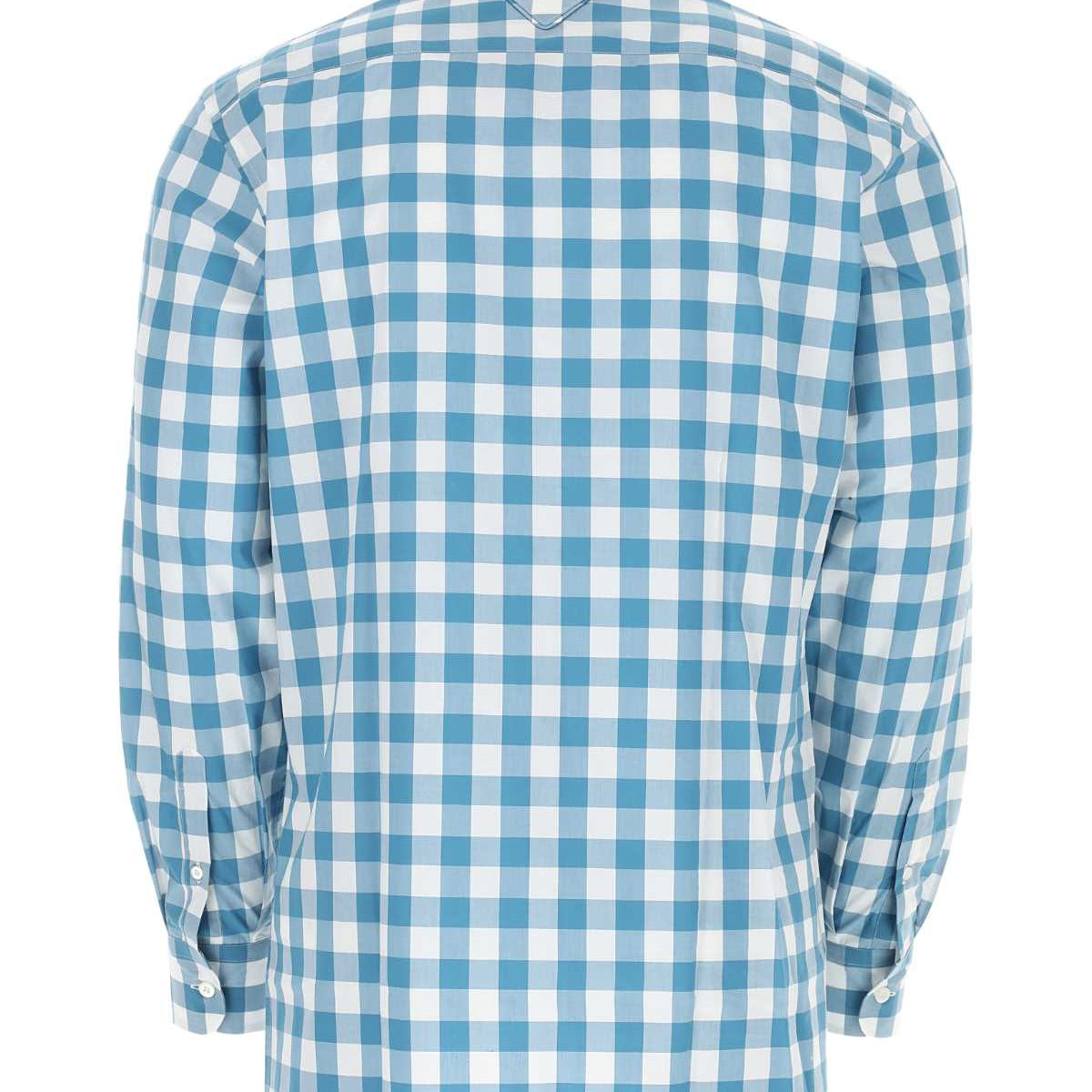 PRADA Embroidered Poplin Shirt for Men - SS23