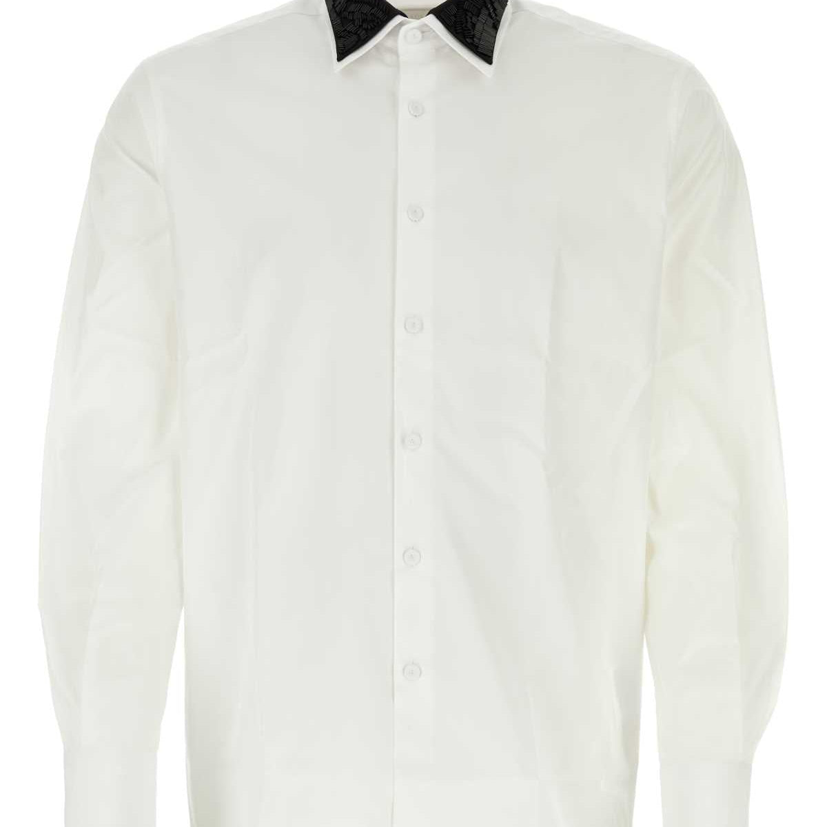 PRADA Classic Poplin Shirt for Men - SS24 Collection
