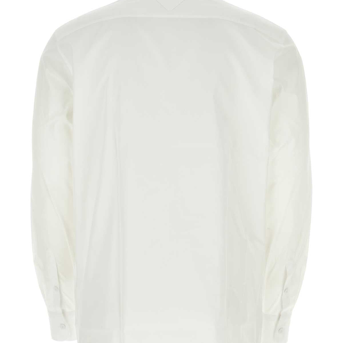 PRADA Classic Poplin Shirt for Men - SS24 Collection