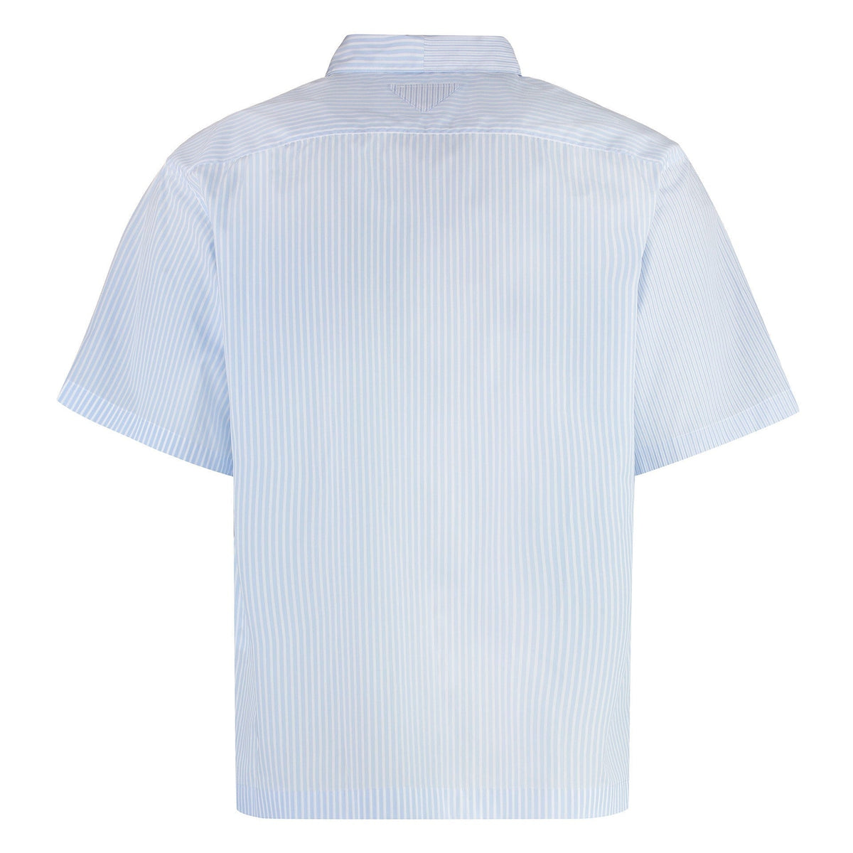 PRADA Striped Mini Poplin Shirt for Men