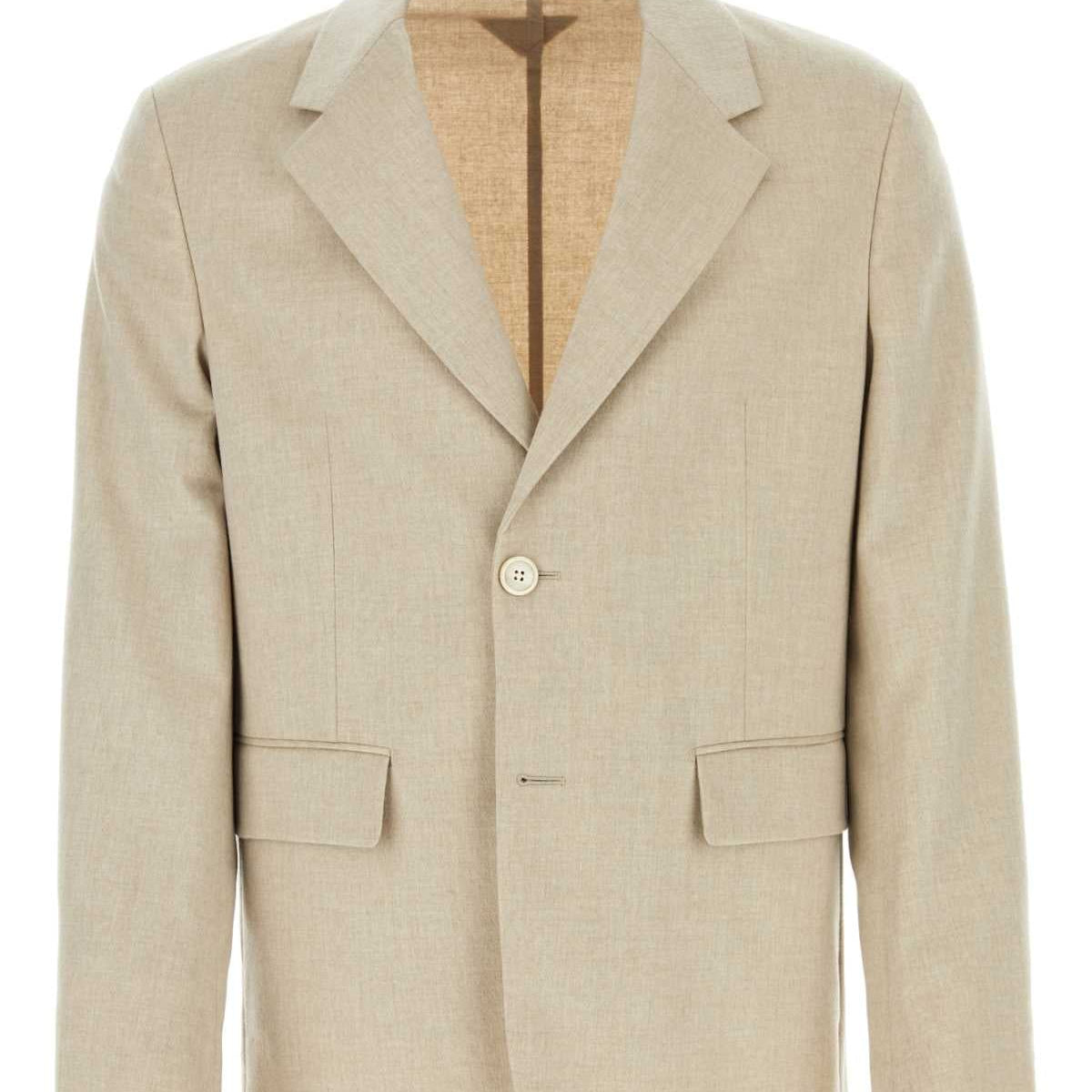 PRADA Men's Melange Cashmere Blazer