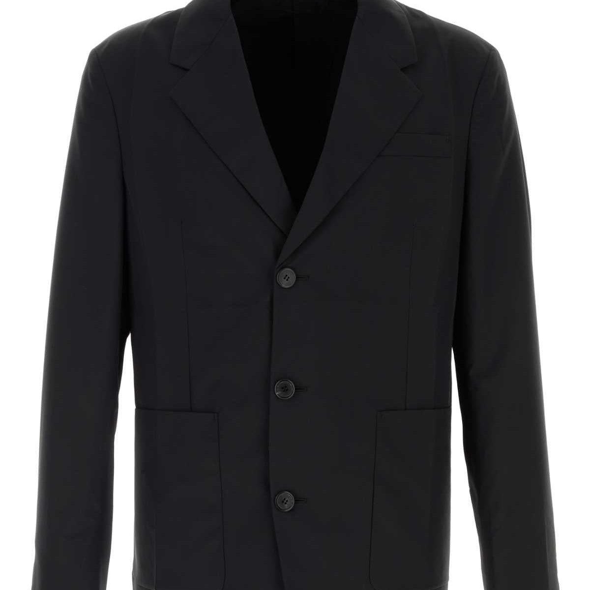 PRADA Wool Blend Blazer for Men