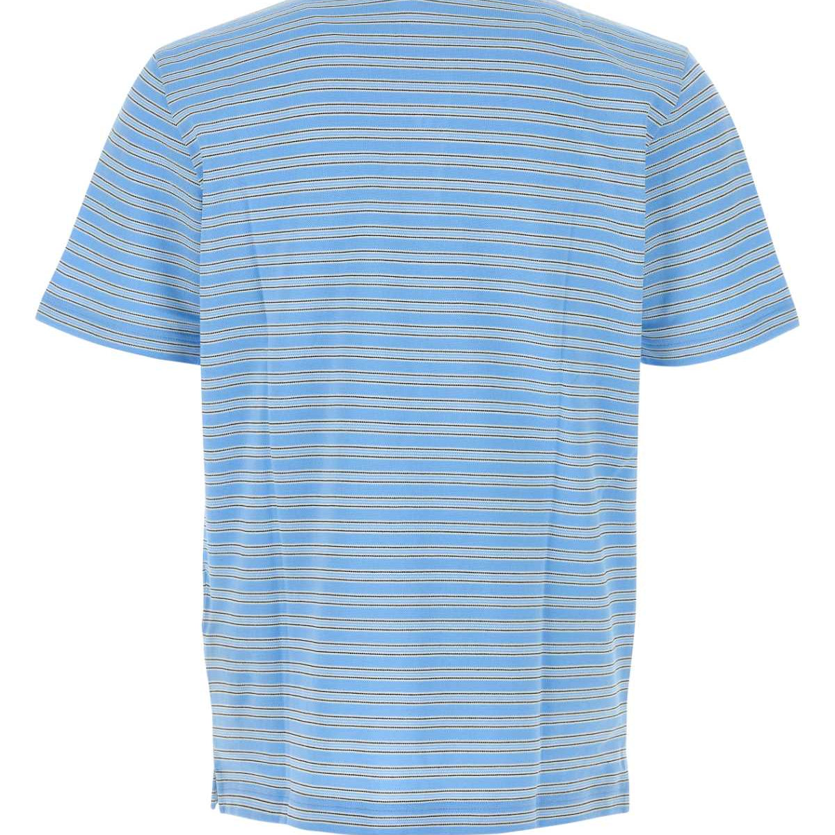 PRADA Embroidered Piquet Polo Shirt for Men - FW25 Collection