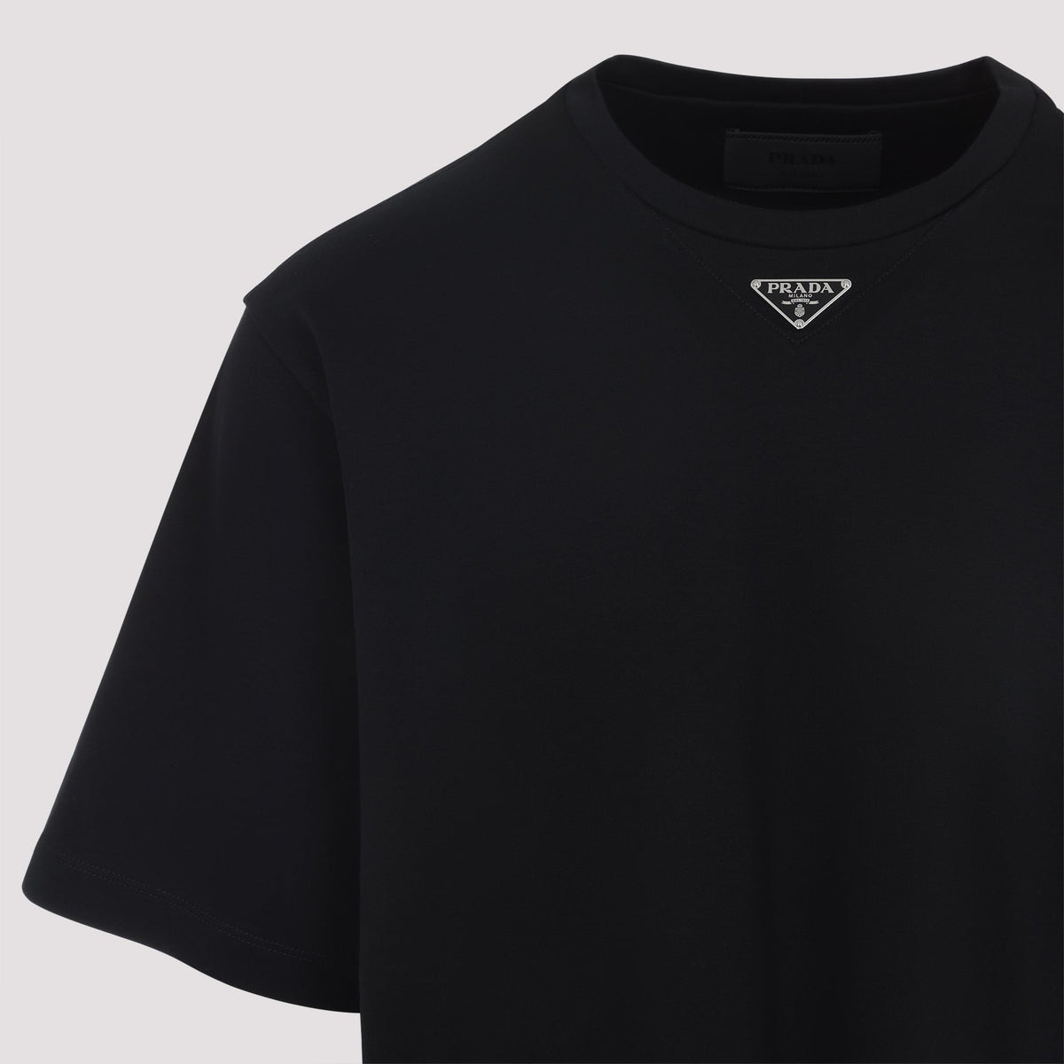 PRADA Cotton T-Shirt for Men - FW25 Collection