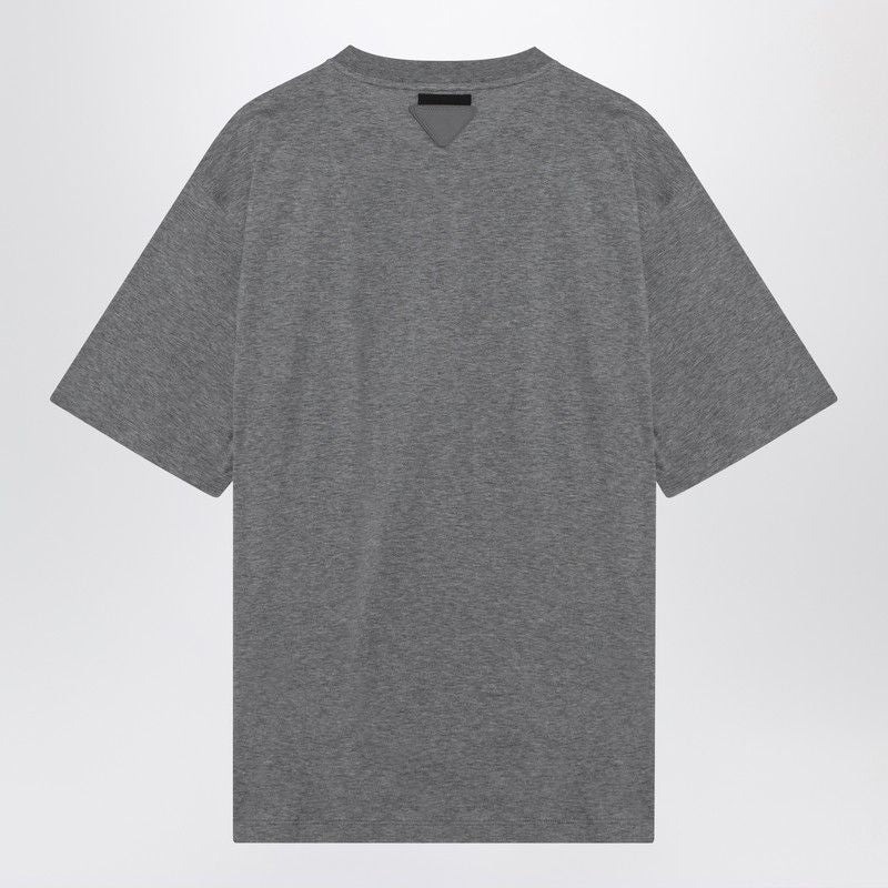 PRADA Cotton T-Shirt with Tailored Fit