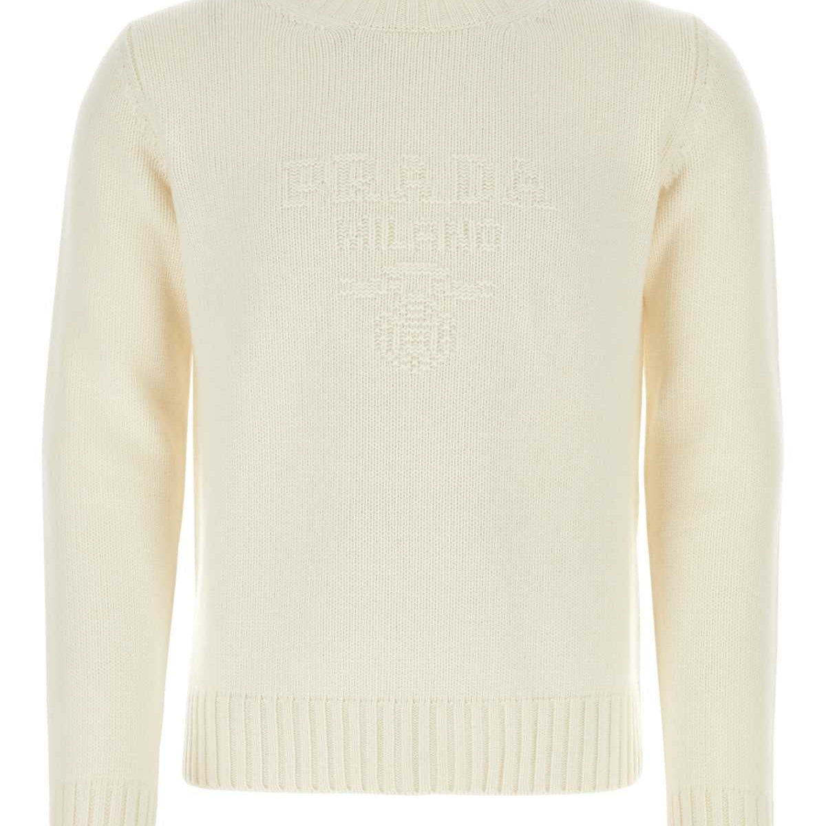 PRADA Men's Wool Blend Pullover Sweater