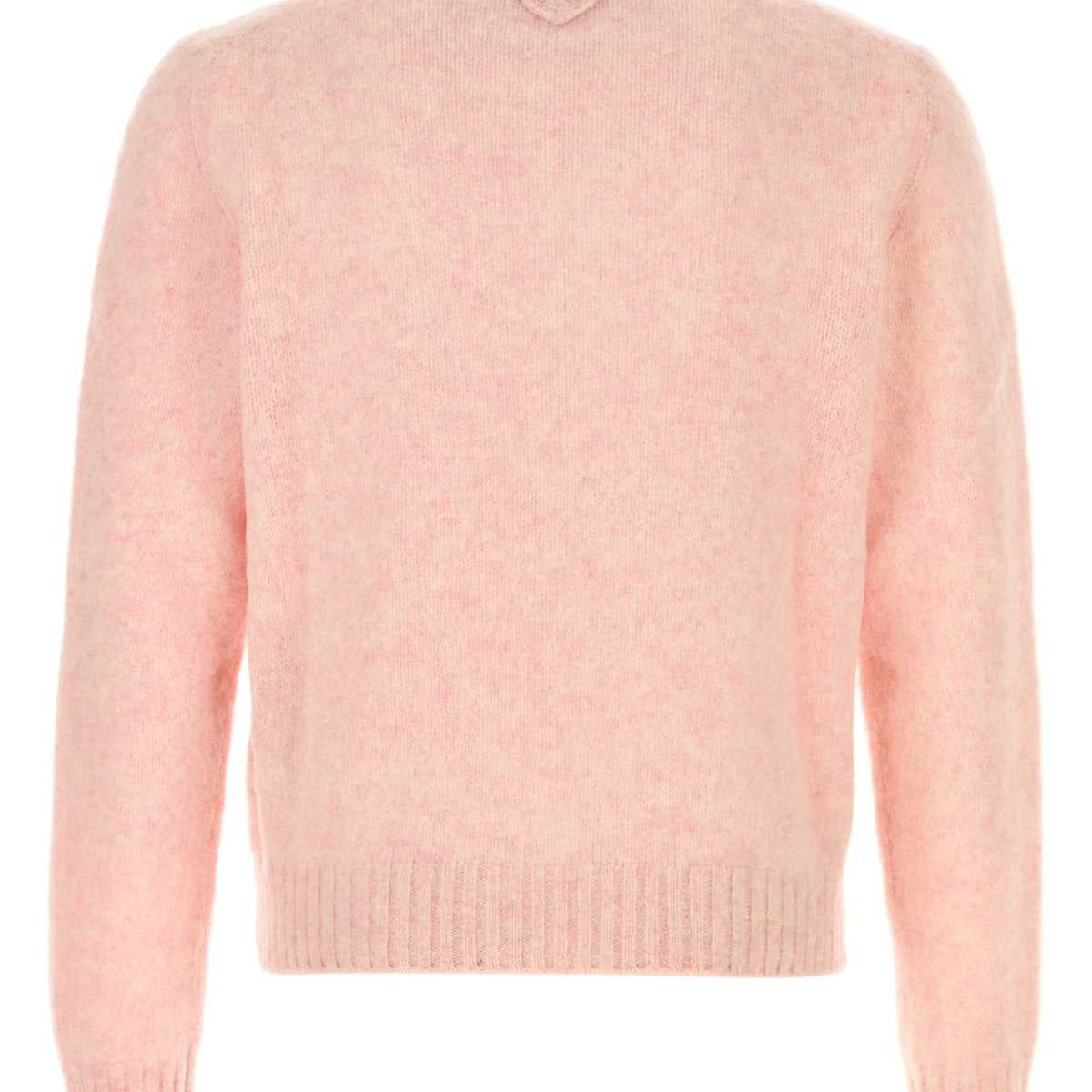 PRADA Men's Melange Wool Sweater - SS25 Collection