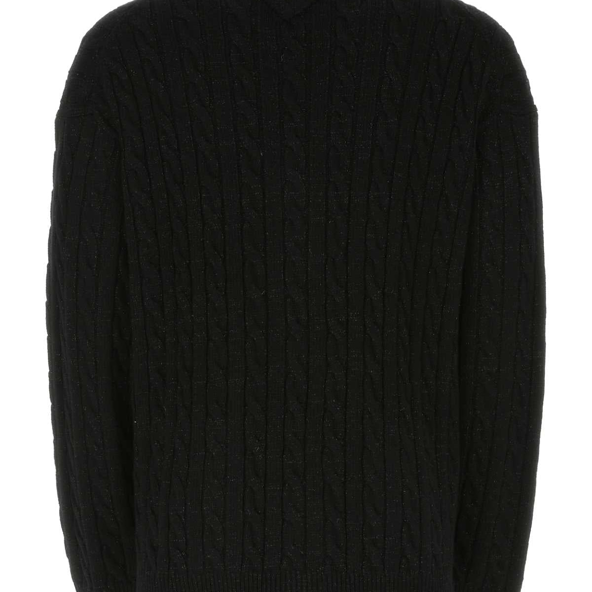 PRADA Oversized Wool Blend Cardigan for Men