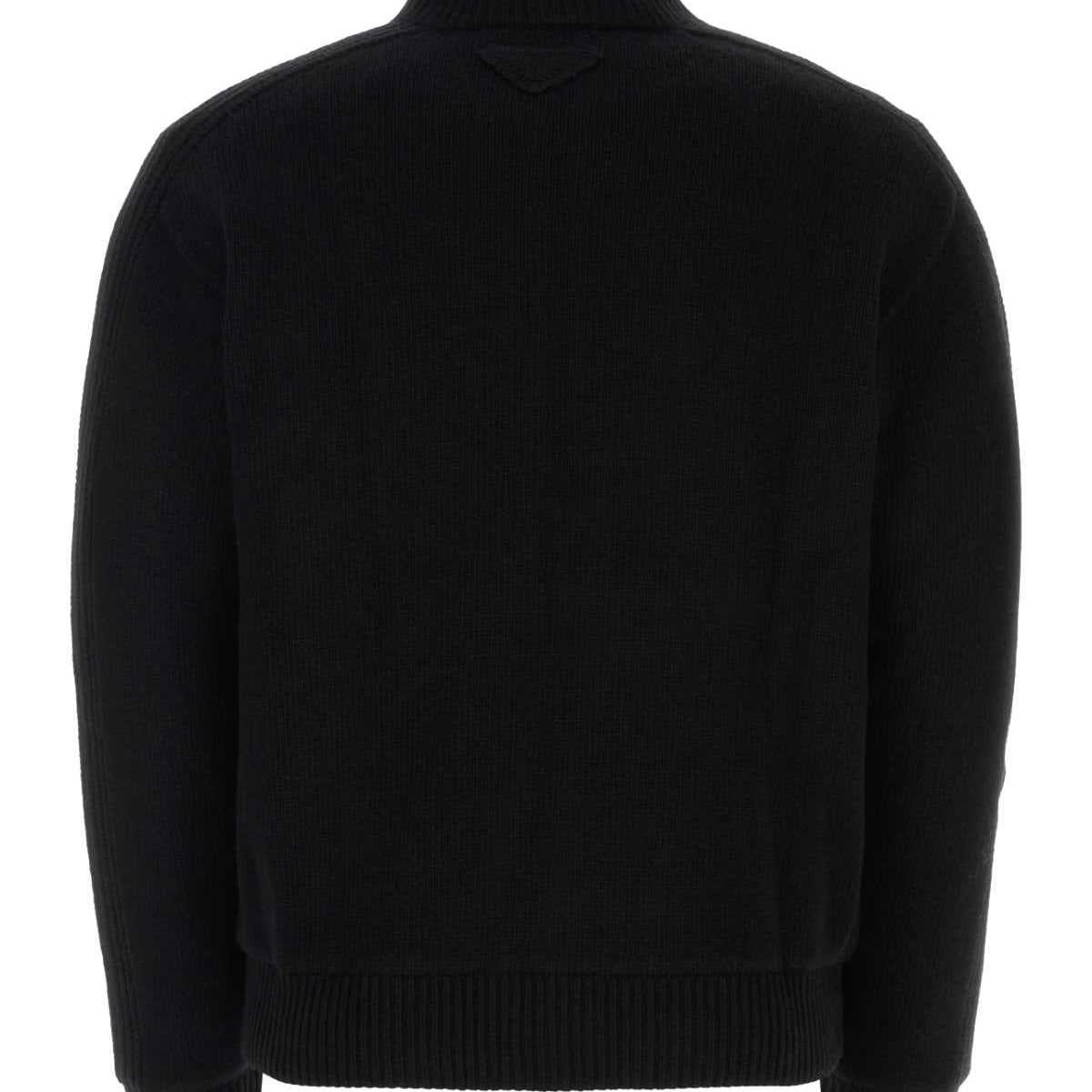 PRADA Wool Blend Cardigan for Men - SS24 Collection