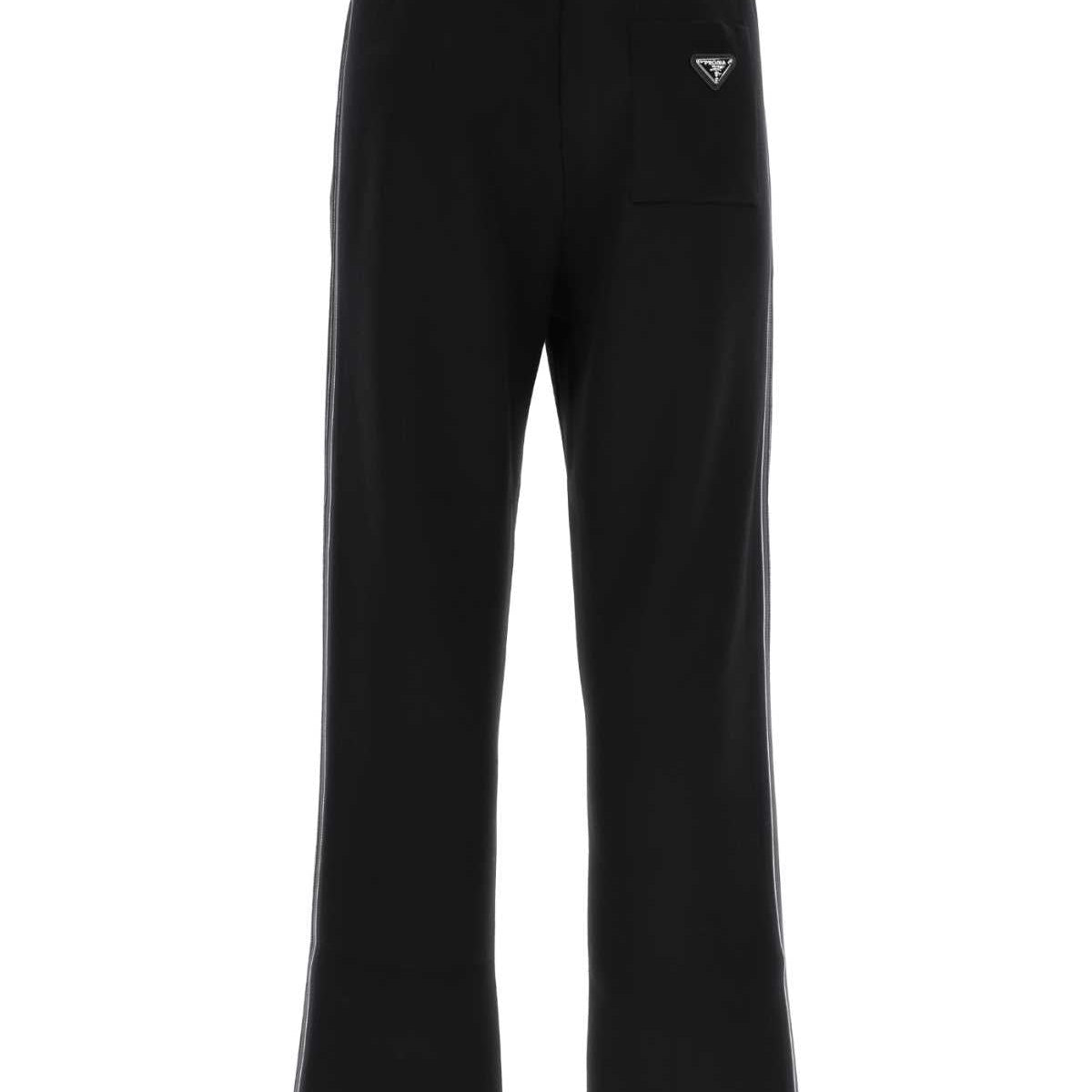 PRADA Wool Blend Pant for Men - Elegant Fit