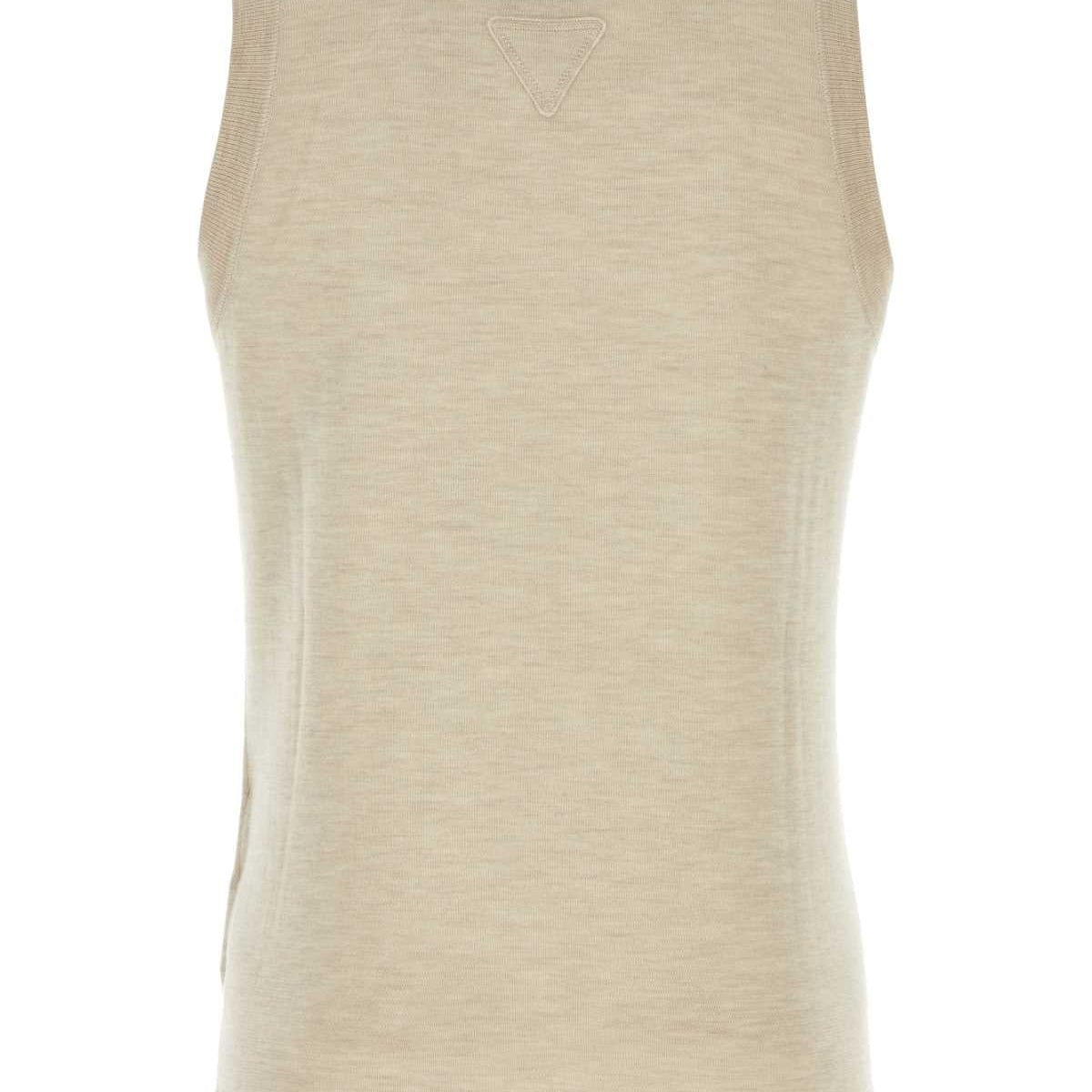 PRADA Cashmere Tank Top for Men