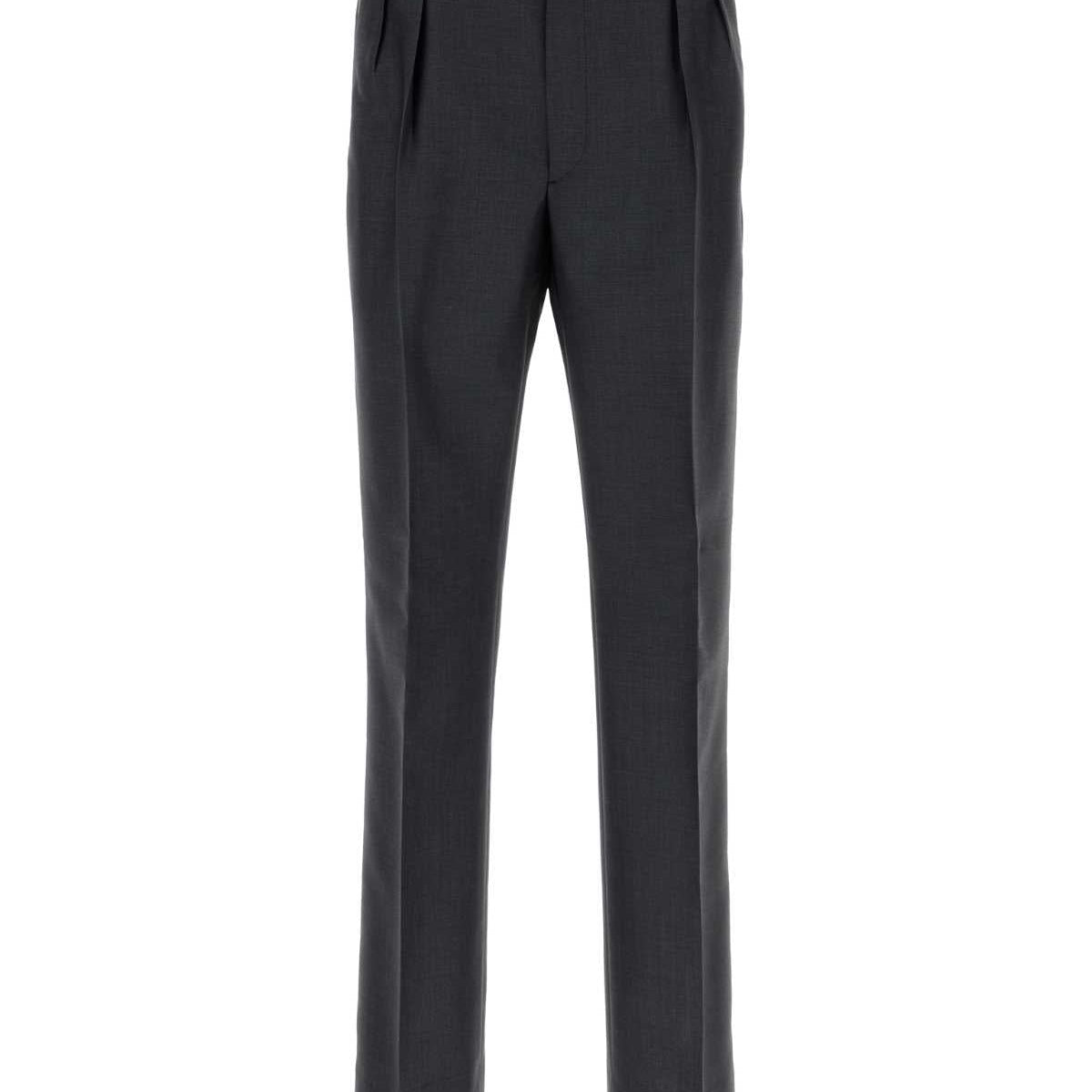 PRADA Mohair Blend Pants for Men - SS25