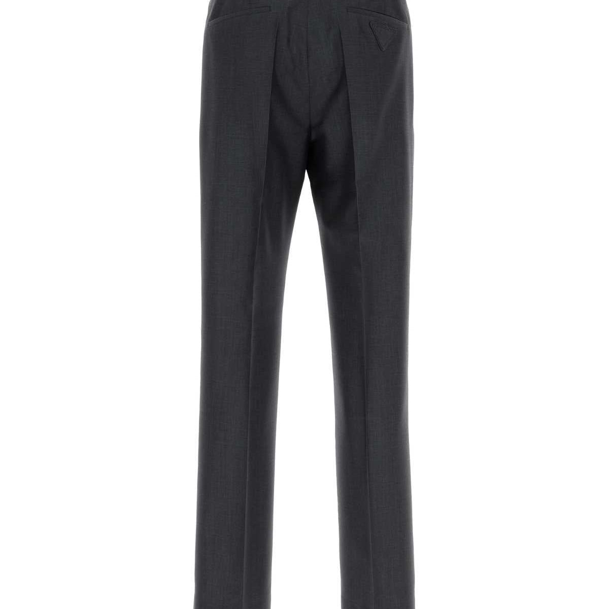 PRADA Mohair Blend Pants for Men - SS25